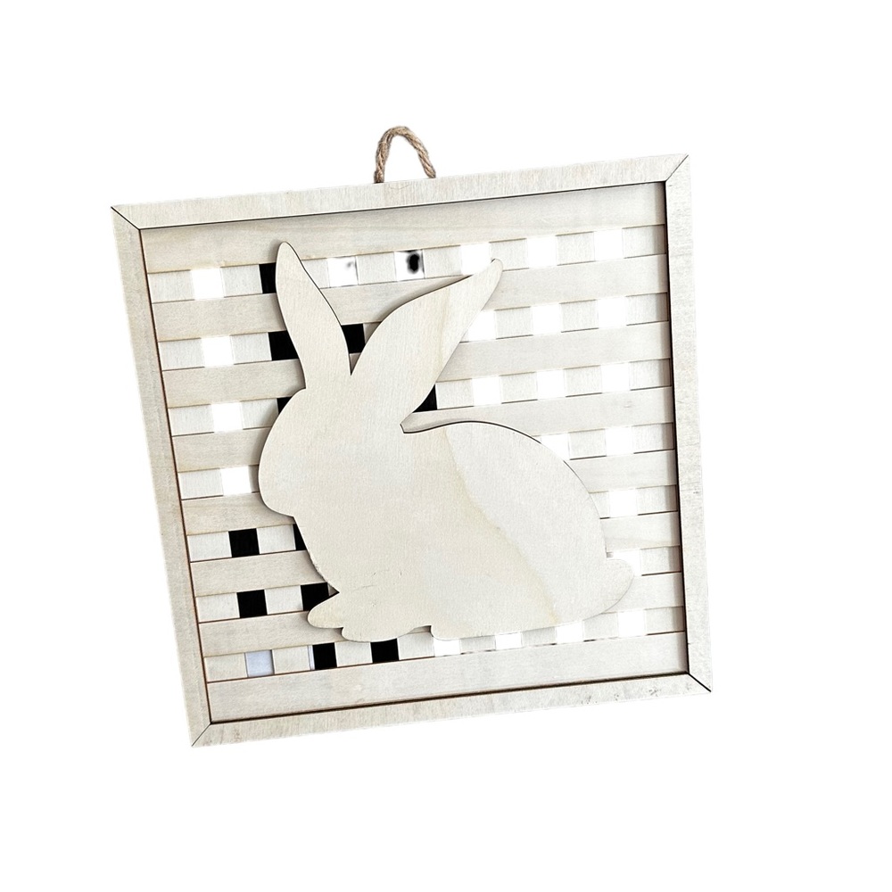 NWT 🐣🐰easter, DYI  bunny plaque wood